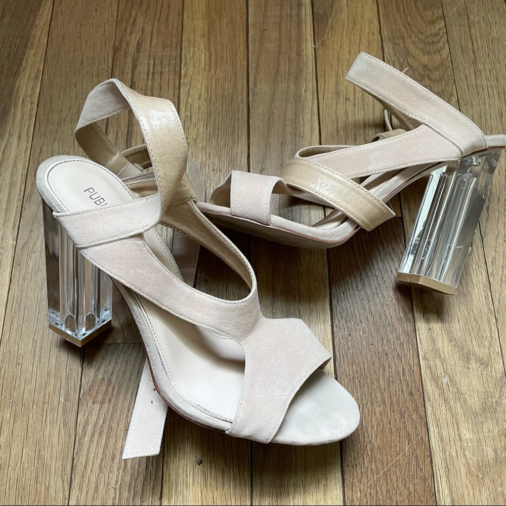 Public Desire Nuede suede Heels